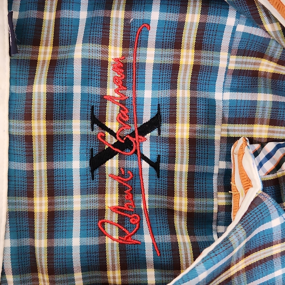 Robert Graham long sleeve plaid button down shirt size XL - Picture 10 of 12